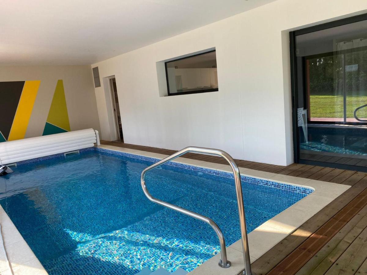 Piscine intérieure privée chauffée toute l'année à 29 Quiévrecourt Exterior foto